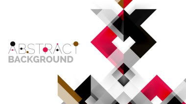 İş tanıtımı geometrik şablonu