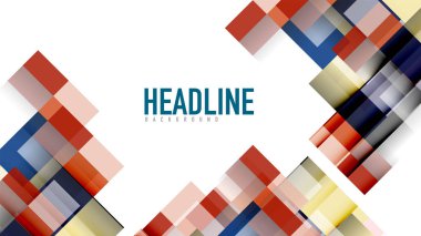 İş tanıtımı geometrik şablonu