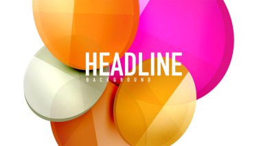 Modern geometrik sunum arka plan