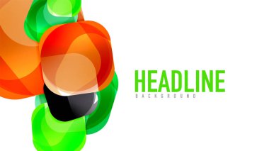 Modern geometrik sunum arka plan