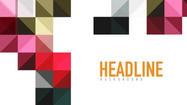 Modern geometrik sunum arka plan