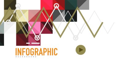 Modern geometrik sunum arka plan