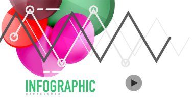 Modern geometrik sunum arka plan