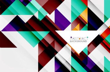 Üçgen desen tasarım arka plan