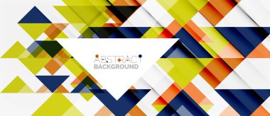 Üçgen desen tasarım arka plan