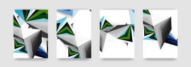 En az vektör arka plan küme kapsıyor