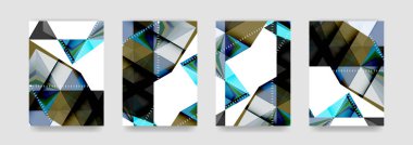 En az vektör arka plan küme kapsıyor