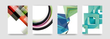 En az vektör arka plan küme kapsıyor