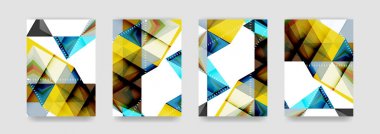 En az vektör arka plan küme kapsıyor