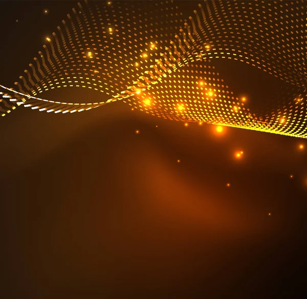 Vektör dalga parçacıklar arka plan