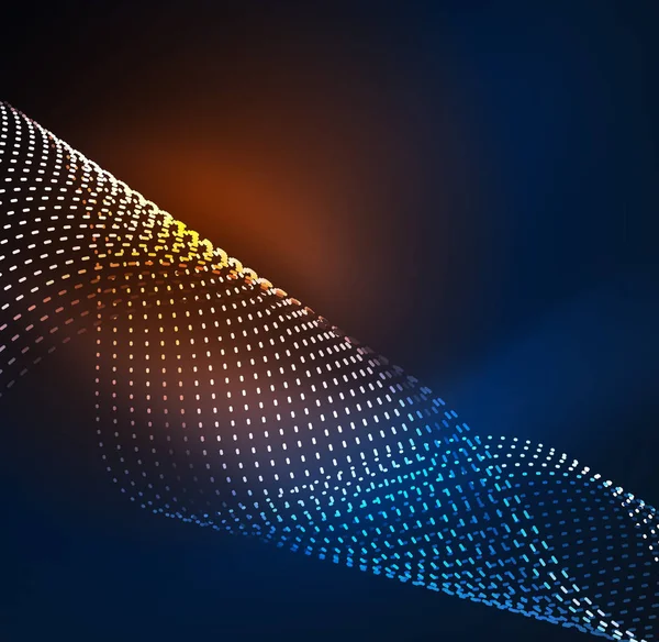 Vektör dalga parçacıklar arka plan