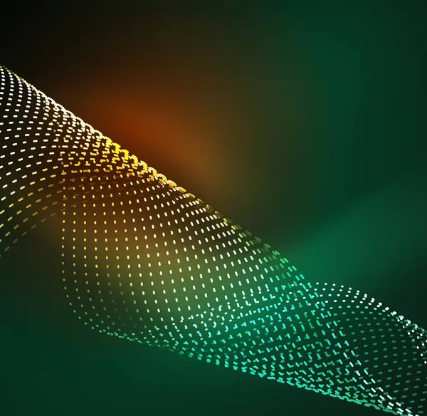 Vektör dalga parçacıklar arka plan