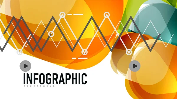 Moderne geometrische presentatie achtergrond — Stockvector