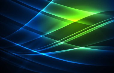 Vektör Kutup ışıkları kavramı arka plan