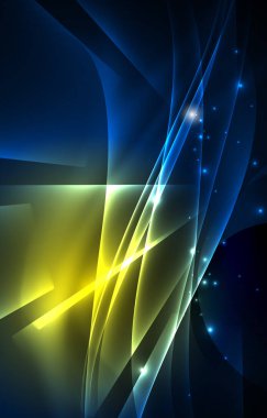 Vektör Kutup ışıkları kavramı arka plan