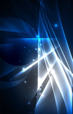 Vektör Kutup ışıkları kavramı arka plan