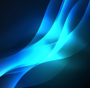 Neon ışıklı dalgalar