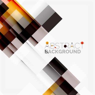 Soyut engeller şablon tasarım arka plan, beyaz, basit geometrik şekiller düz çizgiler ve dikdörtgenler