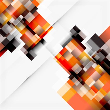 Soyut engeller şablon tasarım arka plan, beyaz, basit geometrik şekiller düz çizgiler ve dikdörtgenler