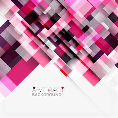 Soyut engeller şablon tasarım arka plan, beyaz, basit geometrik şekiller düz çizgiler ve dikdörtgenler