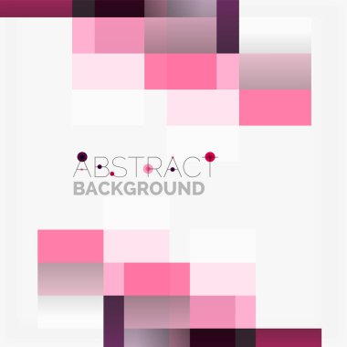 Soyut engeller şablon tasarım arka plan, beyaz, basit geometrik şekiller düz çizgiler ve dikdörtgenler