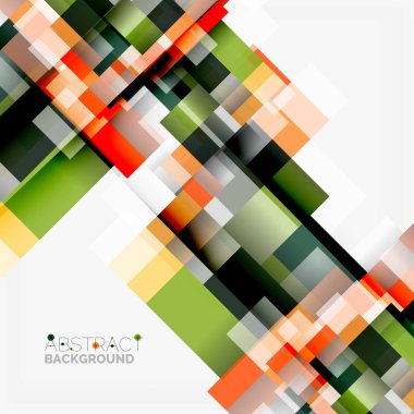 Soyut engeller şablon tasarım arka plan, beyaz, basit geometrik şekiller düz çizgiler ve dikdörtgenler