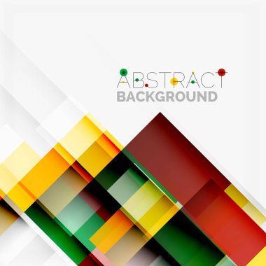 Soyut engeller şablon tasarım arka plan, beyaz, basit geometrik şekiller düz çizgiler ve dikdörtgenler