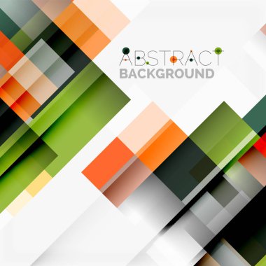 Soyut engeller şablon tasarım arka plan, beyaz, basit geometrik şekiller düz çizgiler ve dikdörtgenler