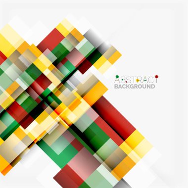 Soyut engeller şablon tasarım arka plan, beyaz, basit geometrik şekiller düz çizgiler ve dikdörtgenler