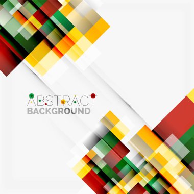 Soyut engeller şablon tasarım arka plan, beyaz, basit geometrik şekiller düz çizgiler ve dikdörtgenler