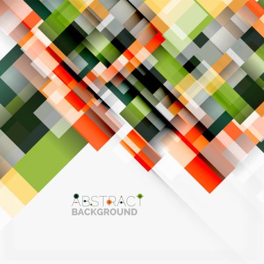 Soyut engeller şablon tasarım arka plan, beyaz, basit geometrik şekiller düz çizgiler ve dikdörtgenler