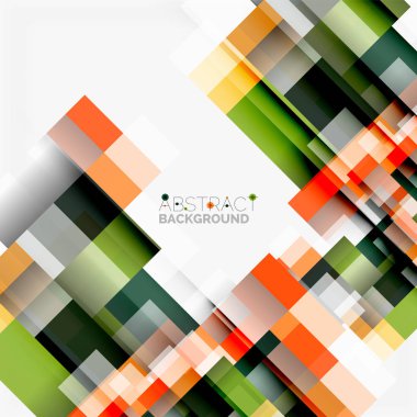 Soyut engeller şablon tasarım arka plan, beyaz, basit geometrik şekiller düz çizgiler ve dikdörtgenler