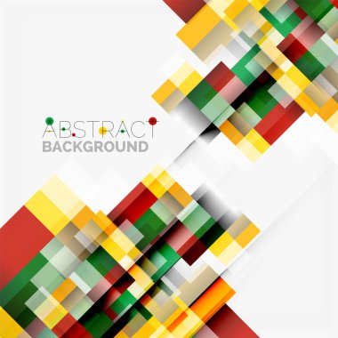 Soyut engeller şablon tasarım arka plan, beyaz, basit geometrik şekiller düz çizgiler ve dikdörtgenler