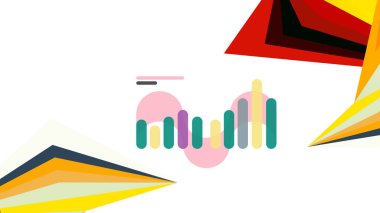 Modern üçgen sunu şablonu