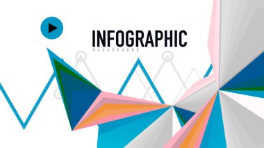 Modern üçgen sunu şablonu