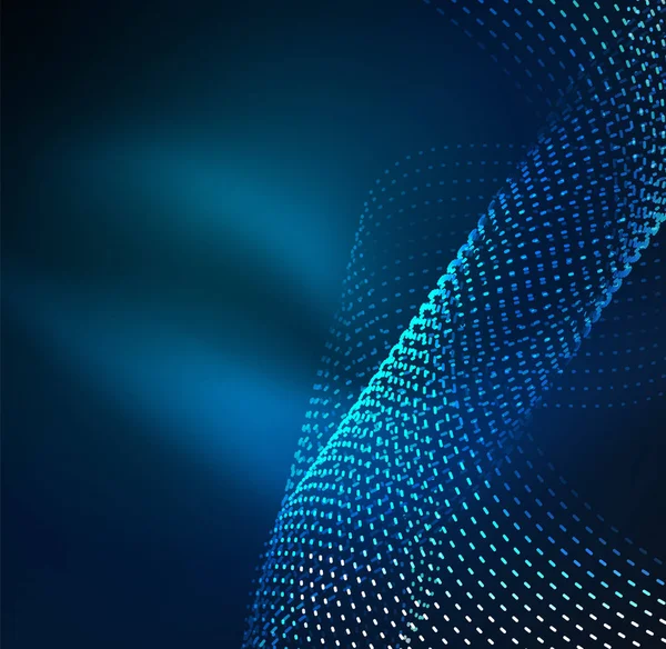 Vektör dalga parçacıklar arka plan