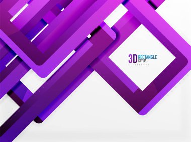 Dikdörtgen tüp elemanları, vektör arka plan