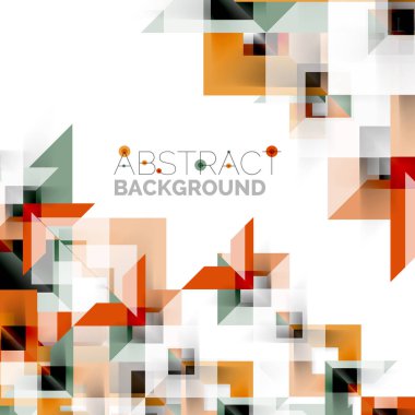 Beyaz Modern kare geometrik desen tasarım