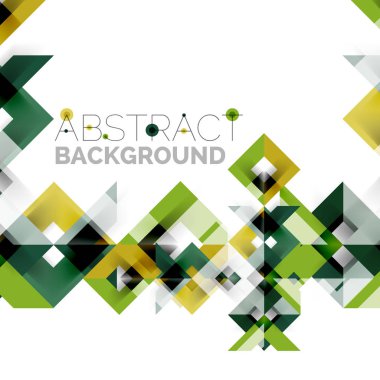 Beyaz Modern kare geometrik desen tasarım