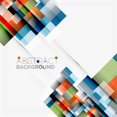 Soyut engeller şablon tasarım arka plan, beyaz, basit geometrik şekiller düz çizgiler ve dikdörtgenler