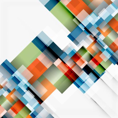 Soyut engeller şablon tasarım arka plan, beyaz, basit geometrik şekiller düz çizgiler ve dikdörtgenler