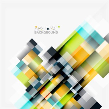 Soyut engeller şablon tasarım arka plan, beyaz, basit geometrik şekiller düz çizgiler ve dikdörtgenler