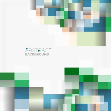 Soyut engeller şablon tasarım arka plan, beyaz, basit geometrik şekiller düz çizgiler ve dikdörtgenler