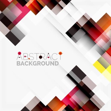 Soyut engeller şablon tasarım arka plan, beyaz, basit geometrik şekiller düz çizgiler ve dikdörtgenler