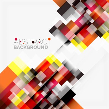 Soyut engeller şablon tasarım arka plan, beyaz, basit geometrik şekiller düz çizgiler ve dikdörtgenler