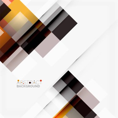 Soyut engeller şablon tasarım arka plan, beyaz, basit geometrik şekiller düz çizgiler ve dikdörtgenler