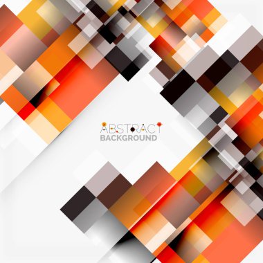 Soyut engeller şablon tasarım arka plan, beyaz, basit geometrik şekiller düz çizgiler ve dikdörtgenler