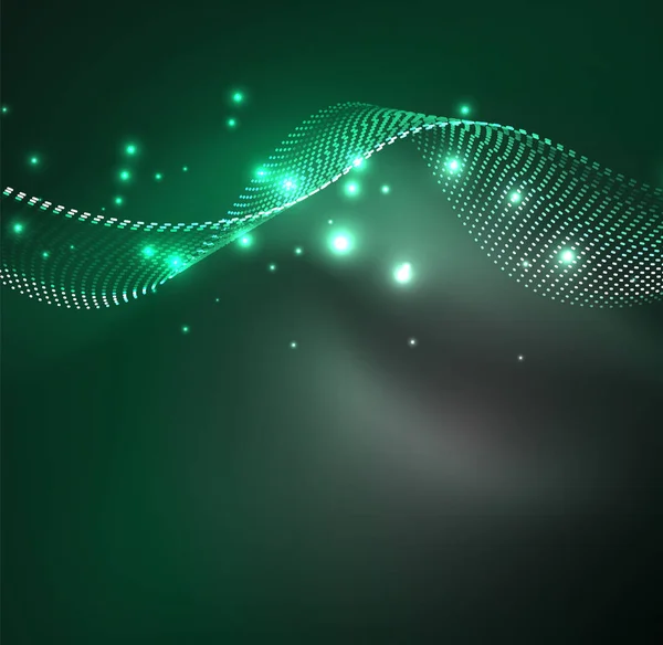 Vektör dalga parçacıklar arka plan