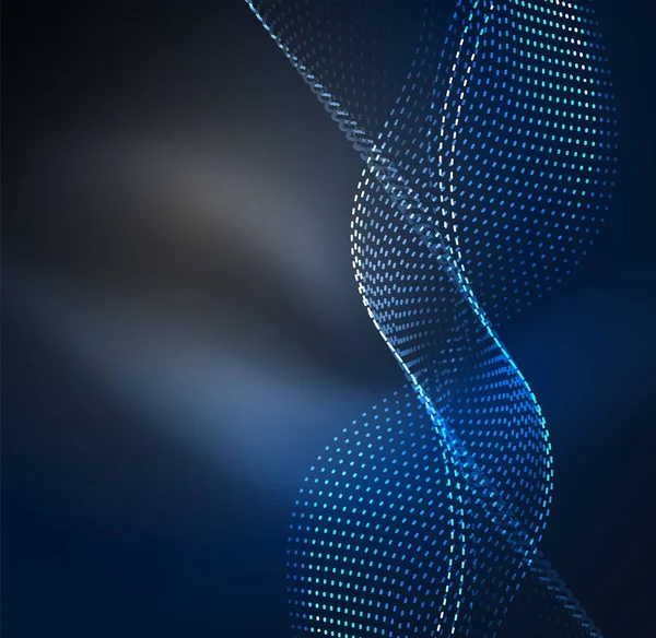 Vektör dalga parçacıklar arka plan