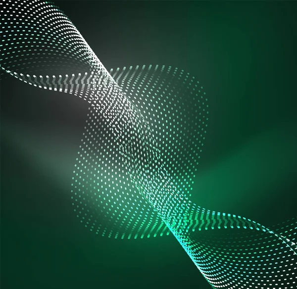 Vektör dalga parçacıklar arka plan